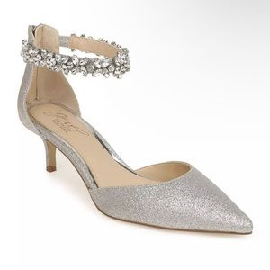 Jewel Badgley Mischka- Robles Pointed Toe Dress Pumps